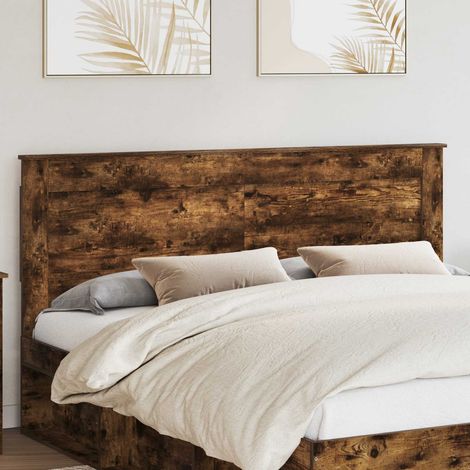 Kopfteil mit Kopfteil Geräucherte Eiche 200 cm Holzwerkstoff (1/5)