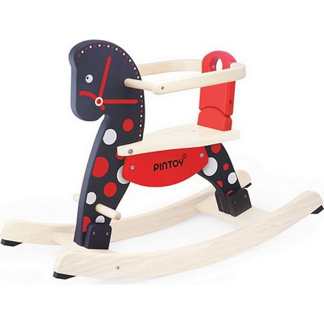 Pintoy Fancy Houten Hobbelpaard avec Afneembare Beugel