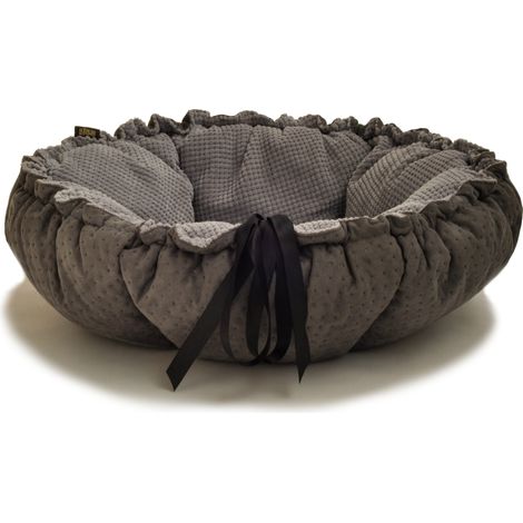 Cama Daisy, gris, acolchada, 65 cm (1/5)