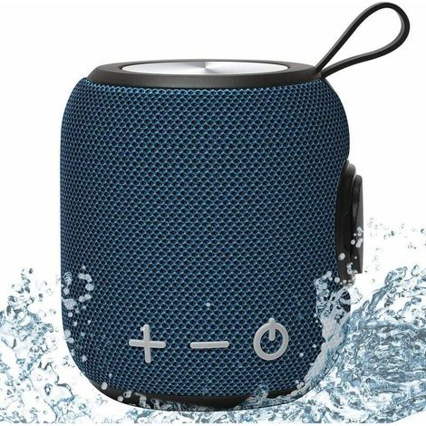 Haut-parleur Bluetooth sans fil extérieur créatif étanche mini caisson de basses en tissu portable petite carte de haut-parleur