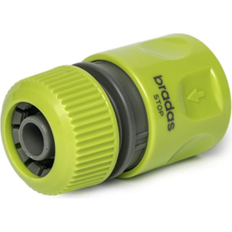 Schlauchkupplung 1/2" mit Stop Lime Edition