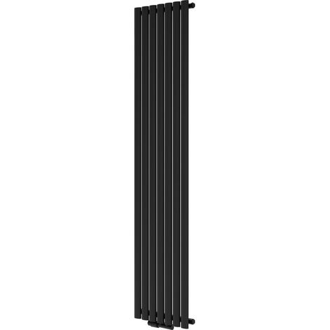 Radiateur décoratif Luxrad OVAL ZDC 1700x410 mm noir mat  827W (1/3)