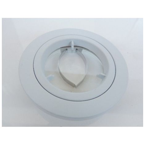 Colerette spot blanc Ø 80mm fixe pour lampe GU10 (non incl) adaptable sur ISOL BOX IP44 ITRAS 704001