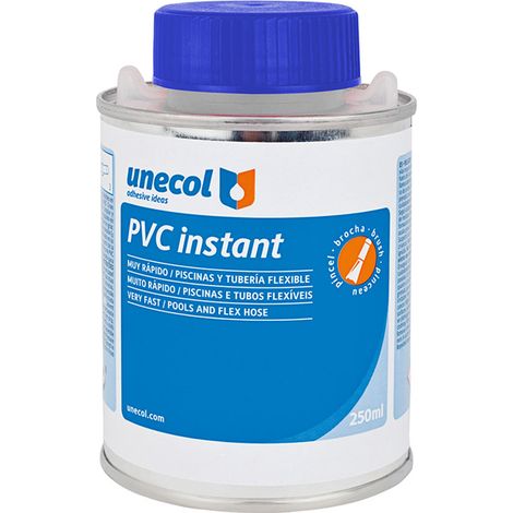 Barattolo Metallo PVC Istantaneo 250ml con Pennello A2011 Unecol