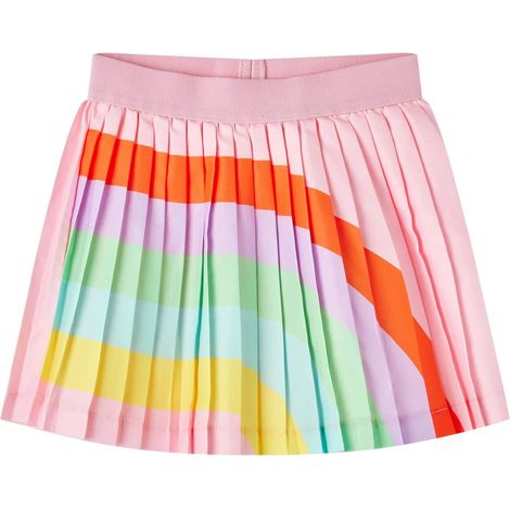Jupe plissée pour enfants rose clair 128 (1/5)