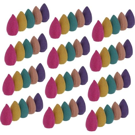 1 Jeu À Refoulement Encensoir Cônes Cône D' Grains D'arômes Ménagers Grains De Parfum des Bâtons D' Arômes Artificiels 300 Pièces (1/5)