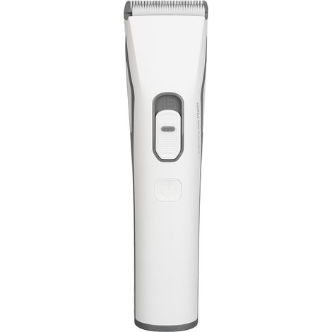Tondeuse à cheveux électrique pour hommes, rechargeable, 4 modes, 7000 tr/min, silencieuse, sans fil, avec 2 sabots de guidage, blanche. (1/5)