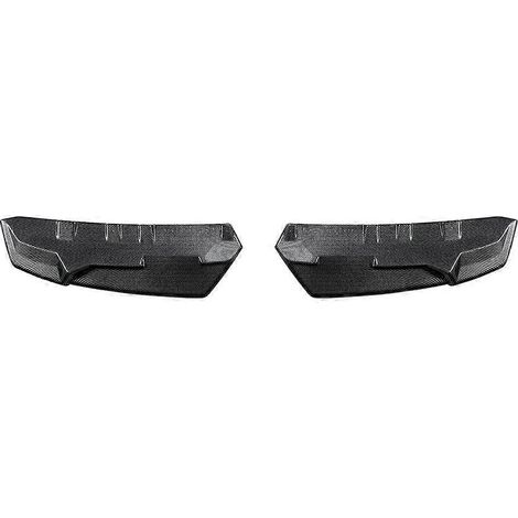 Alerón lateral trasero, cubierta de ventilación, divisor, pegatinas decorativas de fibra de carbono para Mini Cooper F55 F56 F57 (1/5)