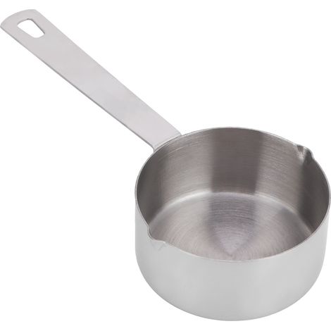 Cuillère doseuse de pâtisserie en acier inoxydable 304 avec graduations, 1/3 tasse (80 ml) pour ustensiles de cuisine
