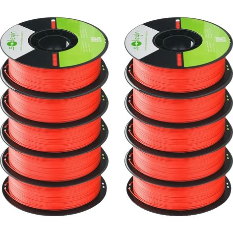 Filamento per stampante 3D, diametro 1,75 mm, alta precisione, 10 taglierine PLA (1/2)