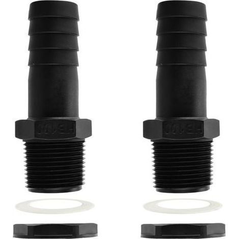 Trop Plein Cuve 25mm Passe Paroi Cuve Eau 1000l Raccord Male pour Citernes de Pluie Passages mit Joints (1/5)