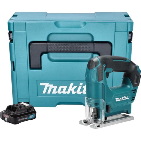 Makita JV 101 DA1J Scie sauteuse sans fil 12 V max. 65 mm + 1x batterie 2,0 Ah + Makpac - sans chargeur