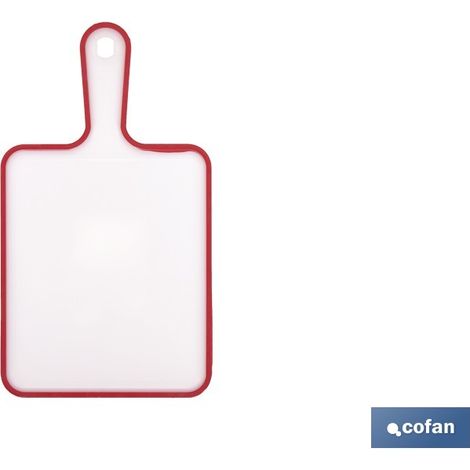 Tagliere 33,5 x 19 x 0,6 cm, materiale PP e TPE, antiscivolo ed ergonomico. (1/4)