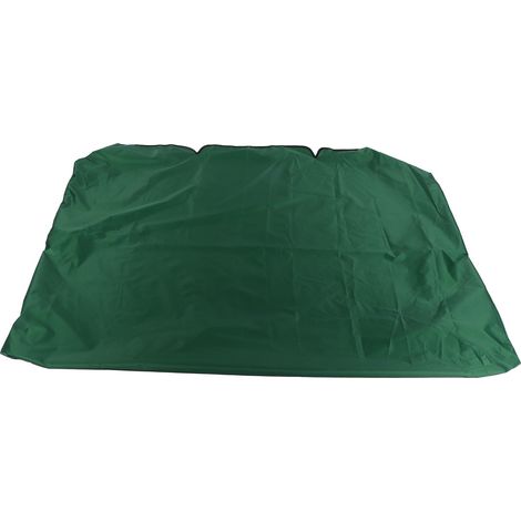 Coussin de balançoire 150x50x10cm vert foncé, housse imperméable pour chaise de jardin, protection extérieure pour balançoire de terrasse