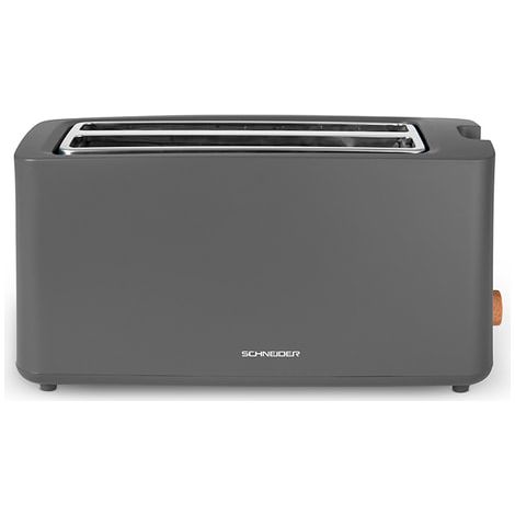 Grille-pain - SCHNEIDER - SCTON2LG - Double fente longue - 4 tranches - 1550 W - 6 niveaux (1/5)