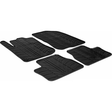 Set tappeti su misura in gomma - compatibile per Peugeot 2008 (06/1311/19)