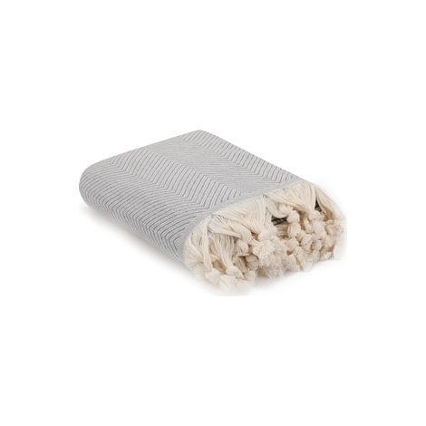 WellHome Funda de sofá-plaid 170x230 Gris