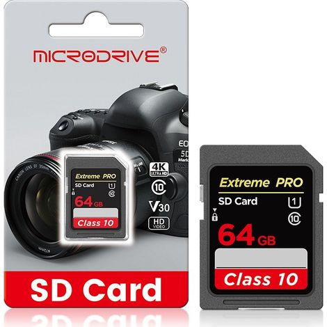 microSD 64GB- Geeignet für Überwachungskameras, Fahrrekorder, Mobiltelefone und Tablets (1/5)