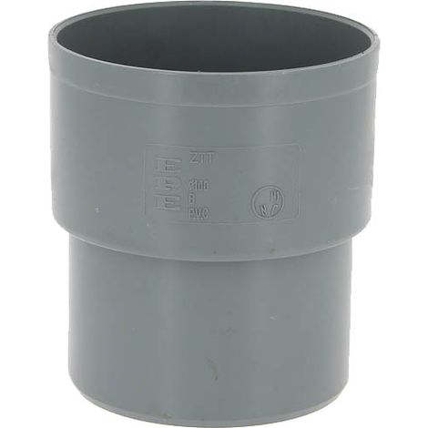 Adequa – Raccord d'évacuation PVC mâle-femelle Ø100 – Manchette de réparation pour tube non prémanchonné – Adaptation facile – Pour chantiers humides