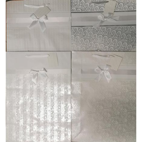 Borsa decorativa placcata oro con fiocco PL-9KZ grande