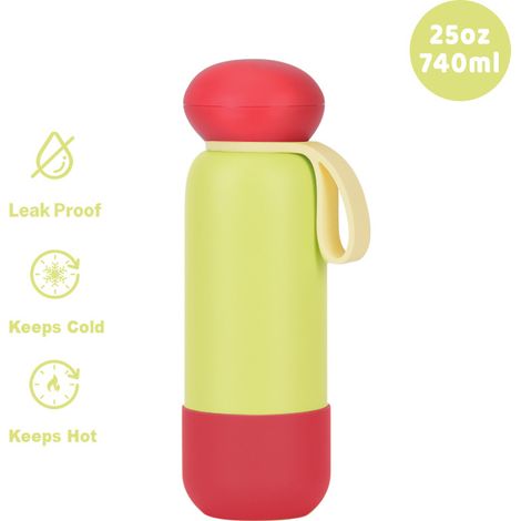 Nouvelle Gourde 2025 25oz Color-Block Acier Inoxydable Grande Capacité Isotherme Portable Extérieur (1/5)