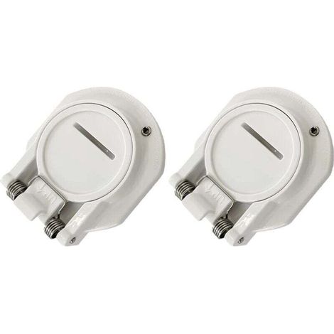 Pack Free Rotating Safety Locks Replacement Wall Mount Safety Holder for Hayward Navigator Pool Cleaner (White) MUMU