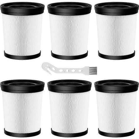 Set mit 6 HEPA-Filtern, kompatibel mit den kabellosen Stabstaubsaugern Fabuletta FSV001, FSV101, Girnoor G160 und G165 und Afoddon A300 (1/5)
