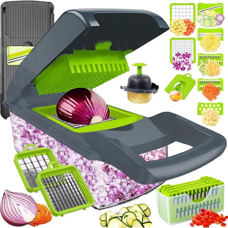 Affettatrice manuale professionale multifunzione per verdure a mandolina (1/5)