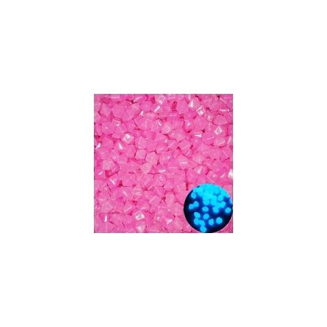 300 Pièces 14x11mm Rose Pierre Lumineuse Galet Lumineux Cailloux Brillants dans Le Noir pavés pour Maison Jardin Passerelle Aquarium Patio Pelouse Décoratives (1/5)
