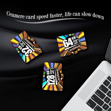 Scheda Micro SD da 64 GB – adatta per telecamere di sorveglianza, dashcam, telefoni cellulari e tablet (1/5)