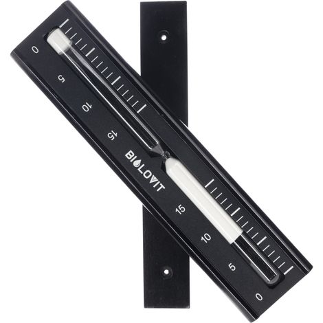 Sablier de sauna en aluminium Bilovit, noir (1/5)