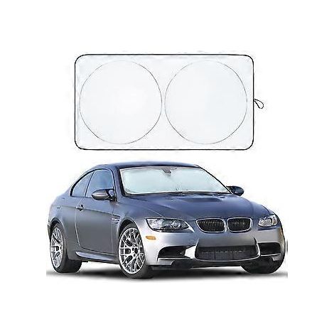 Pare-soleil de pare-brise pour voitures, SUV et camions - Accessoire solaire automobile, visière et accessoires d'été pour véhicules (15070cm) (1/4)