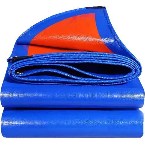 JSSEVN - 2x3m Polyethylene Protective Tarpaulin, Waterproof Tarpaulin with Eyelets, Waterproof Protective Tarpaulin, High-Density Cover, UV Resistant (1/5)