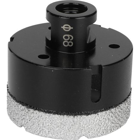 Foret diamant à couronne pour granit céramique carrelage, lame incisive haute dureté, brasé sous vide, ouverture rapide marbre (1/5)
