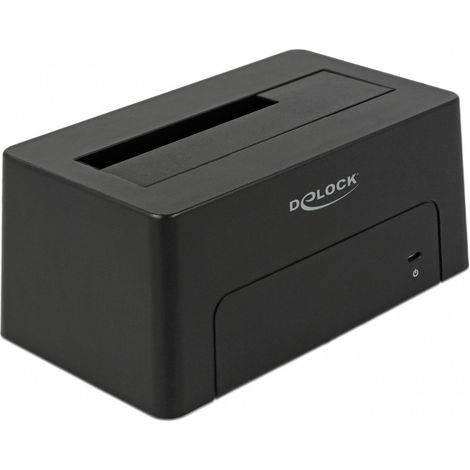 Station d'accueil USB-C DELOCK - Noir - HDD, SSD - Alimentation via USB-C