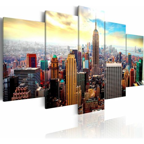 Tableau coeur de la ville - 200 x 100 cm (1/4)