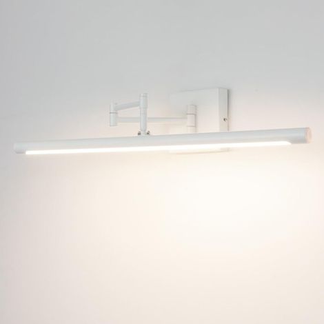 Miroir de maquillage lumineux LED réglable, applique murale à col de cygne blanc froid (idéale pour salle de bain et salon), noir, 42 cm (1/5)
