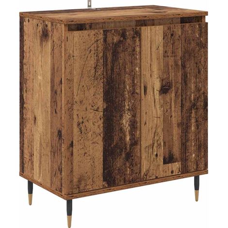 Buffet，Meuble de Rangement，Bahut Bois Ancien 60 x 35 x 70 cm Bois d'ingénierie CFW727464 (1/5)