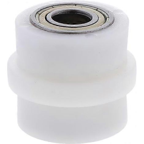 Poulie de tension à 4 galets pour chaîne de moto, rouleau de protection pour fosse à boue (1/5)