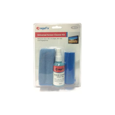 NAPOFIX KIT LIMPEZA PARA ECRAS 60ML