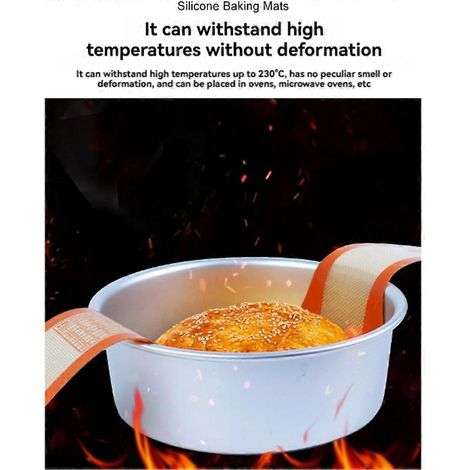 Cet ensemble comprend une élingue à pain élargie en silicone antiadhésif et un dessous de plat pour cocotte en fonte avec une poignée allongée, adapté à la cuisson. (1/5)