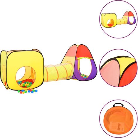 Spielzelt für Kinder Mehrfarbig 255x80x100 cm
