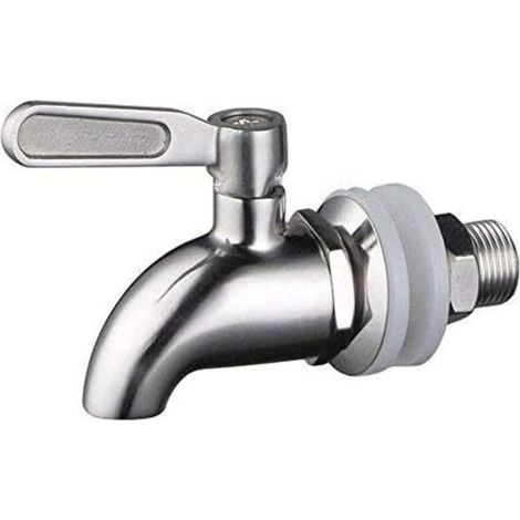 Distributeur de Boissons en Acier Inoxydable Robinet de Robinet de Remplacement pour Homebrew Barrel Fermenter Vin Bière Distributeur de jus de Boisson Spigot (1/5)