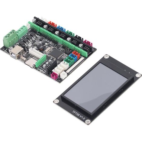 3D-Drucker-Steuerplatinen-Kit: MKS-Motherboard, TFT35-Touchscreen, TMC2209-Schrittmotortreiber, WLAN-Modul (1/5)