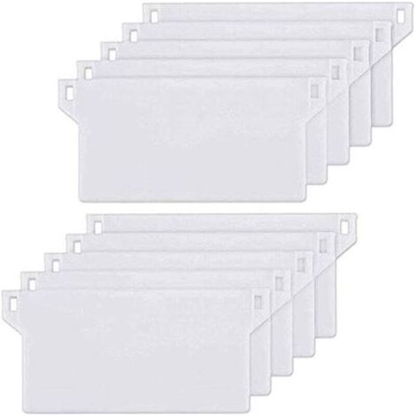 10pcs Plaque de Lestage Store Californien Poids Lest Stores Verticaux Plaque Lestage Store Lamelle Verticale 127mm Pièce Rechange Blanche (1/4)