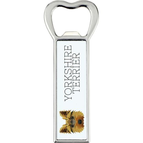 Yorkshire Terrier, York, York, Yorkie - apribottiglie con foto e iscrizione per birra Art-Dog (1/5)