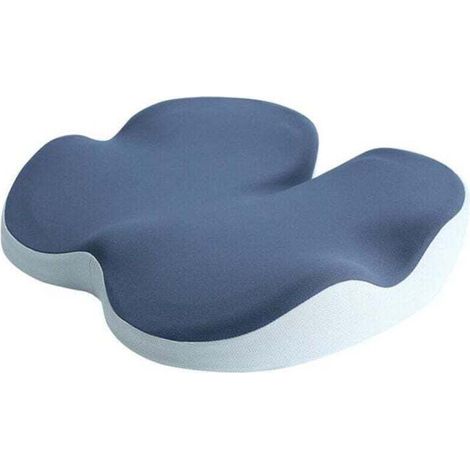 Coussin de Siège Orthopédique pour Le Mousse à Mémoire de Forme, Coussin de Siège Travel Ease pour Soulager la Douleur Lombaire et la Sciatique (1/5)