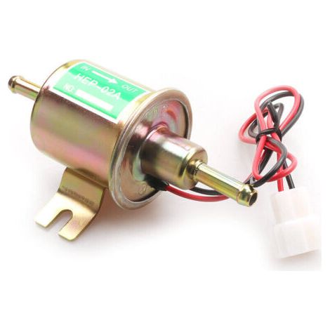 Pompe à carburant électrique 12V 4-7PSI Aspiration élevée Compatible essence/diesel pour voitures et machines Aluminium moulé - HEP-02A (1/5)