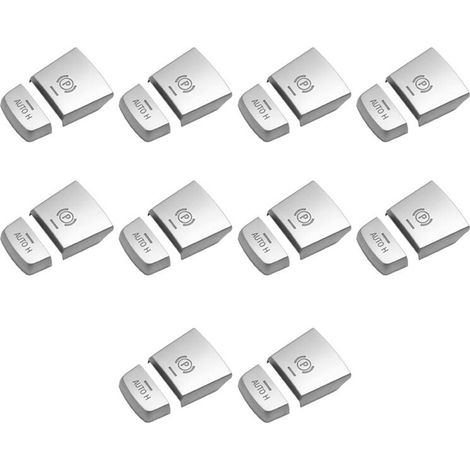 10x ABS-Chrom-Dekorabdeckung für elektronische Handbremsknöpfe für F10 F07 F01 X3 F25 X4 F26 F11 F06 X5 F15 X6 F16 Zubehör