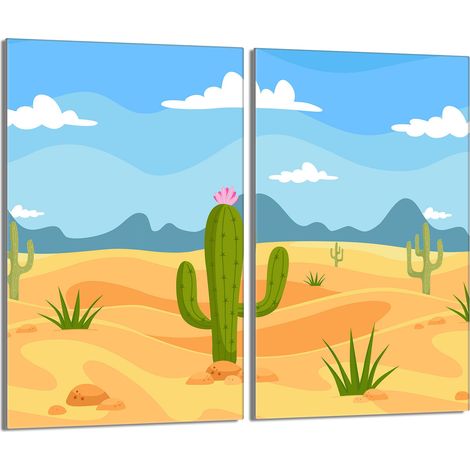 Glasschutzplatte für den Herd 2x30x52 Cactus